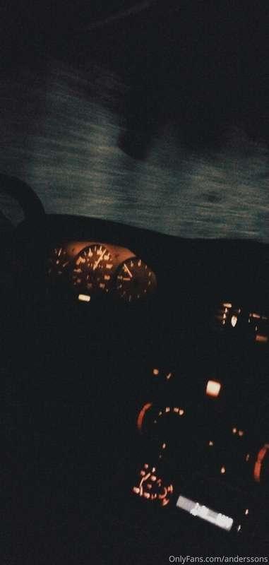 Late Night drive with a friend. ☺️