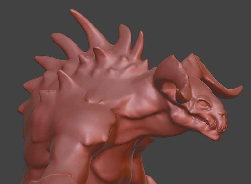 Deathclaw Sculpt WIP