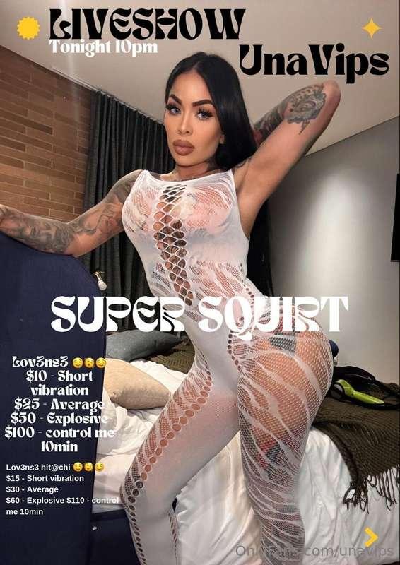 The copy of my live show yesterday the hottest you're going ..