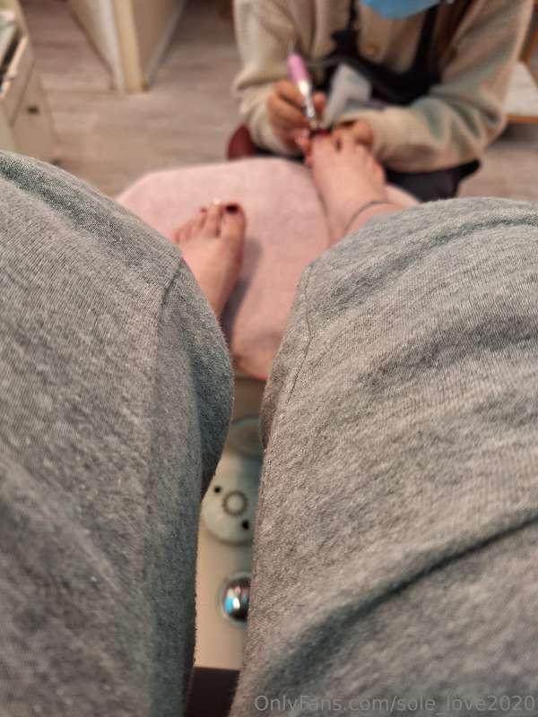 Nail day 🥰😍👣