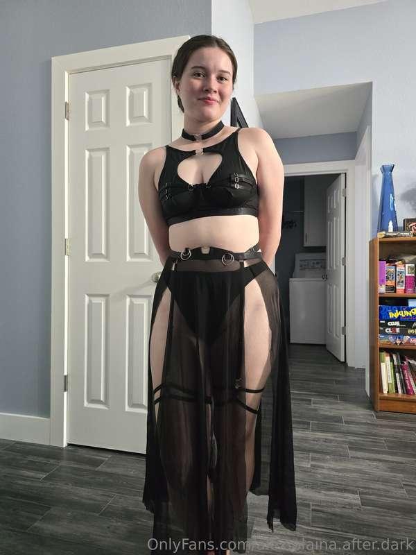 I can’t get over how stunning Alex looks in her new lingerie..