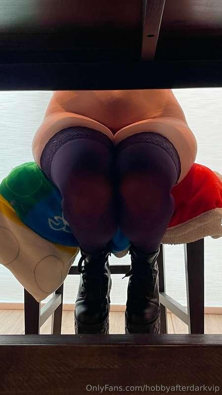 Which do you like the more of, opened or closed thighs? From..