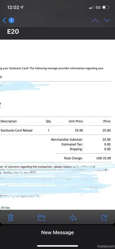 Send to cover for my starbucks card!