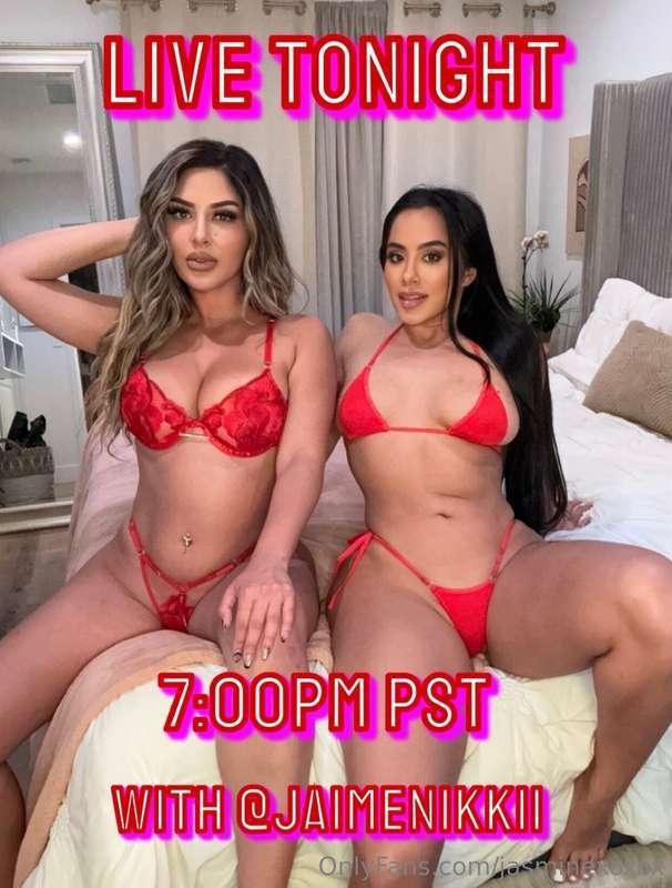 LIVE Tonight!! 7:00pm PST 
Join me and @jamienikkii for some..