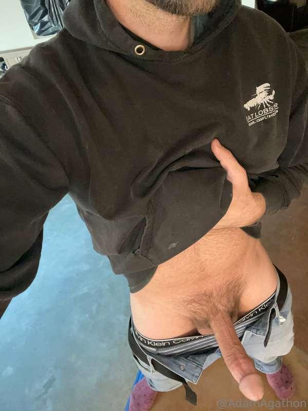 really needed to blow, Walked in the door took my Jacket off..