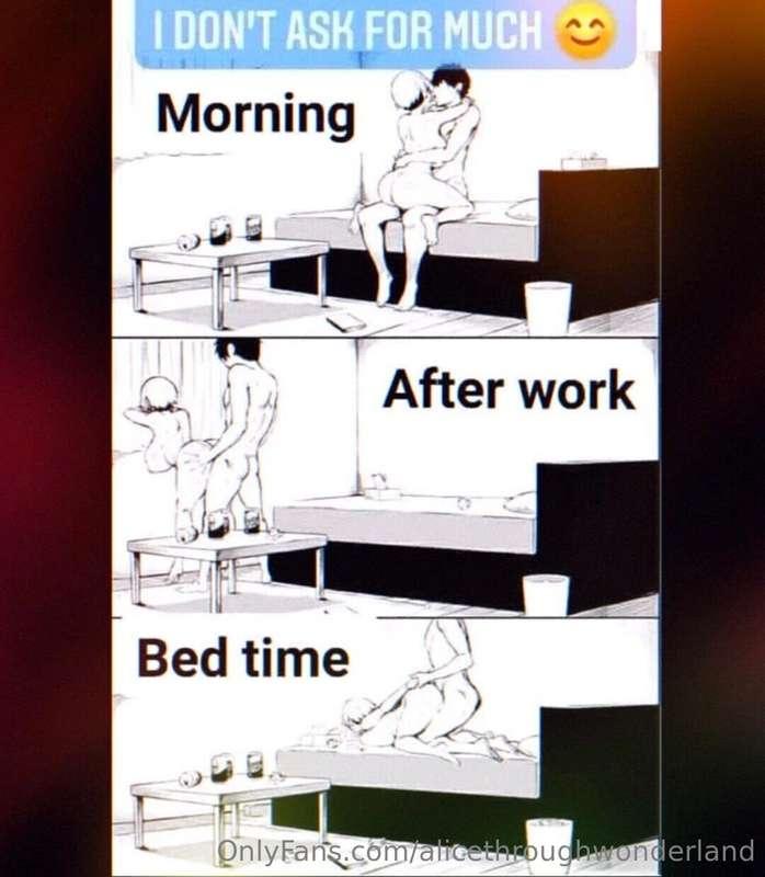 Mmmmmm someday, I'll have this routine ☺️😘