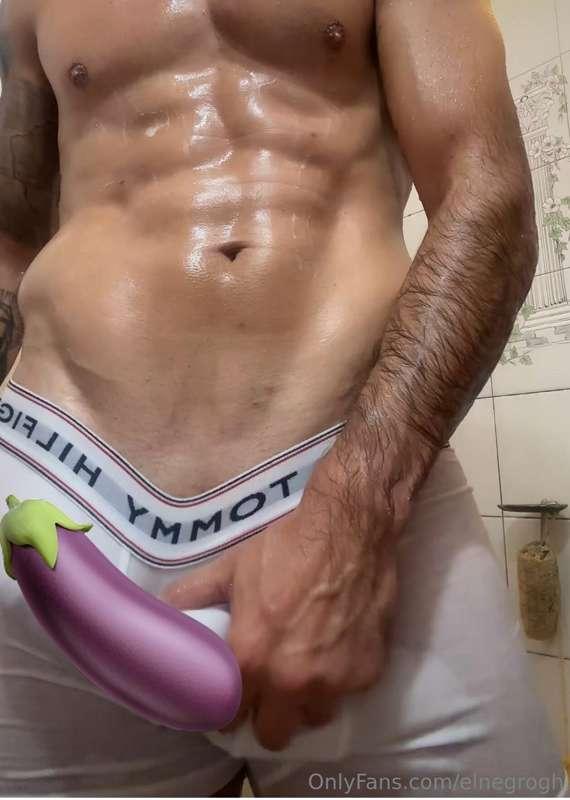 If you wanted to see more of those wet white boxers?.. here ..