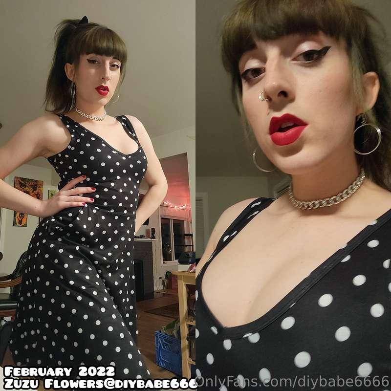 My vintage housewife look, or just simply in a polka dot dre..