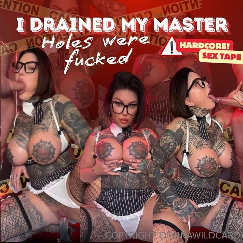 KEEPING MASTER DRAINED 😈💦Fucking my pussy while draining mas..