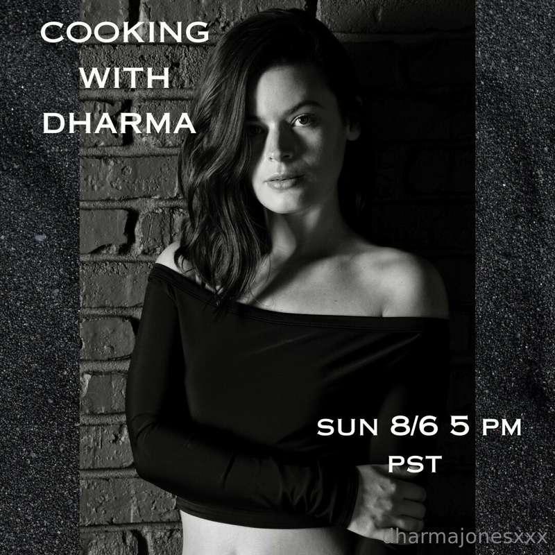 I will be going LIVE for my monthly cooking show tomorrow Su..