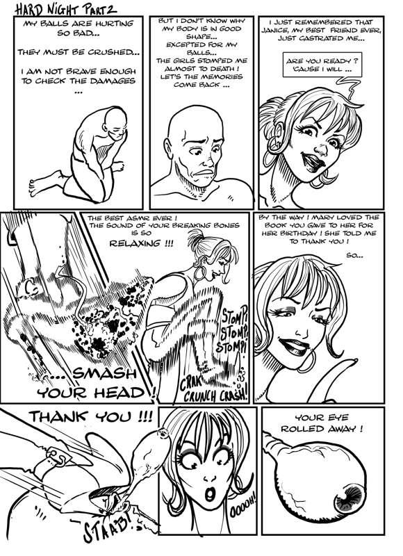 Hard Night Part 2 page 1 (page 9) - inked