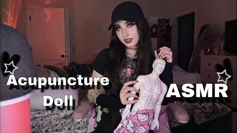 Early Release: Fast ASMR on Acupuncture Doll ( Long Nail Tapping, Scratching, Massaging )