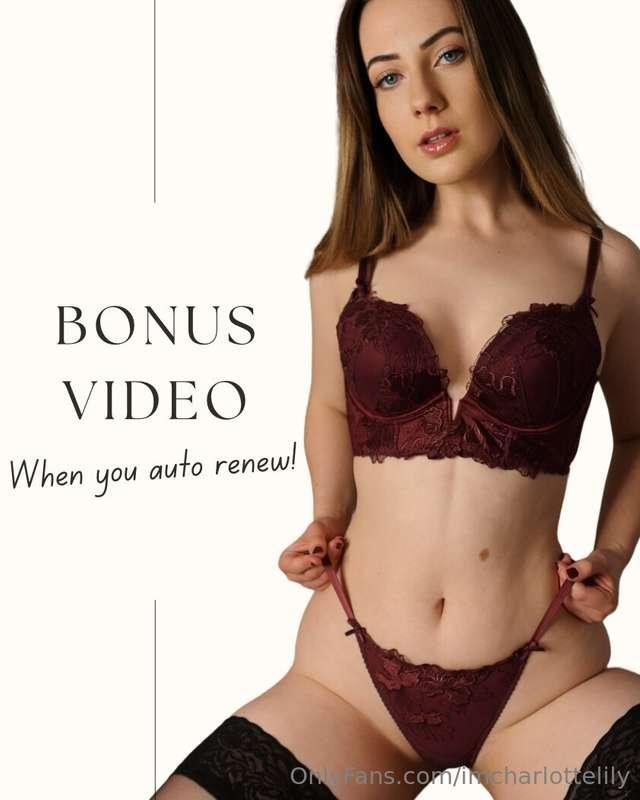 Don't forget to show me on the day you renew for a bonus FRE..