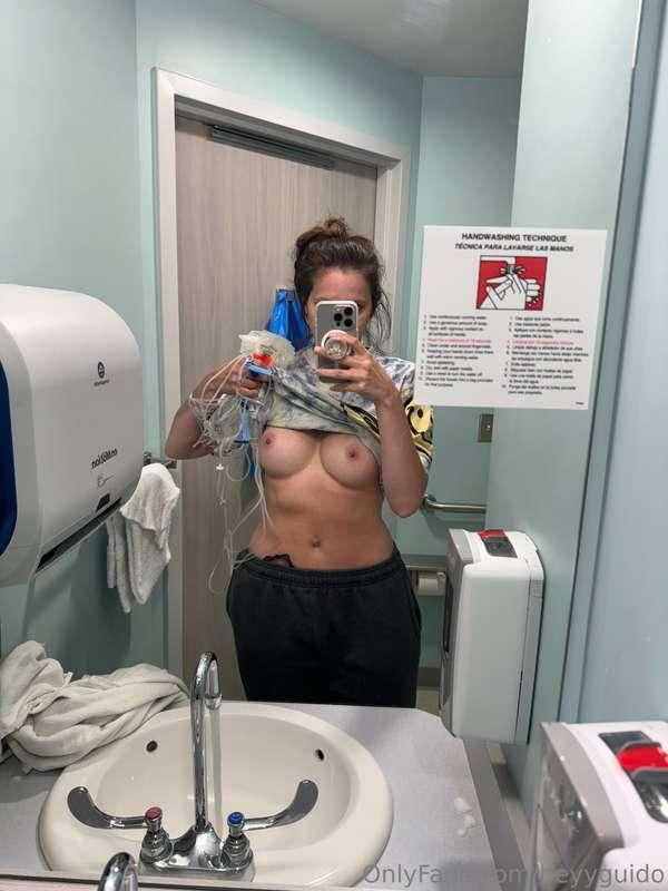 Pre surgery titty pic before they cut into my tummy 😭😭