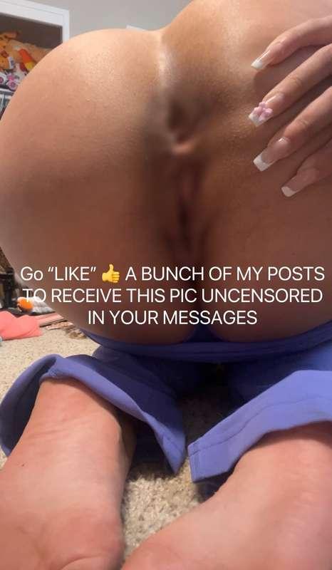 Message me “done” once you do it 😘