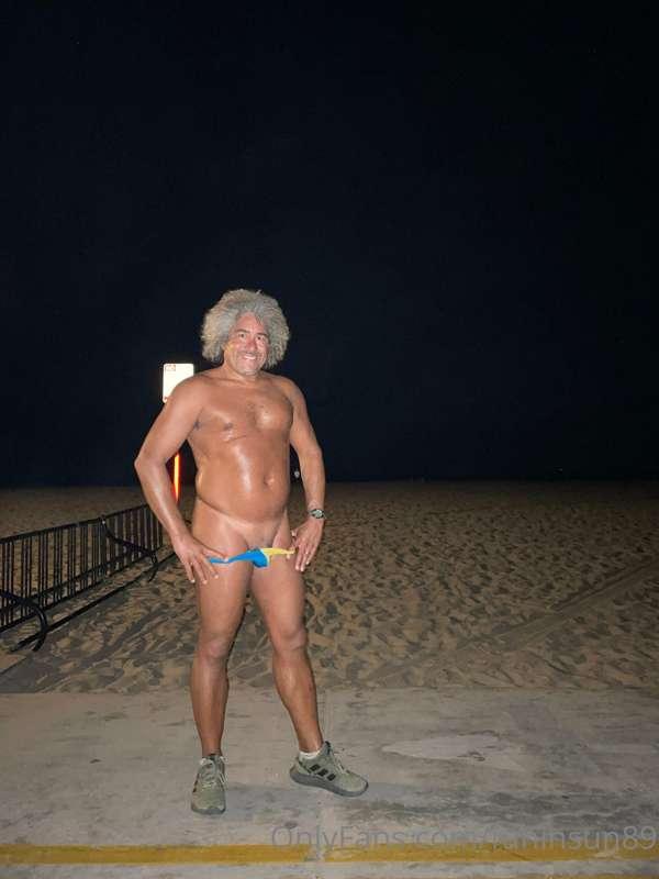 Went running and afterwards decided to strip down for some n..
