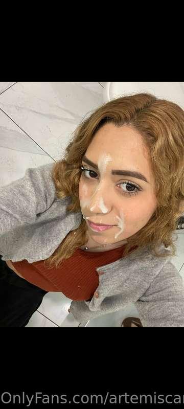 I had to sneak a blowjob in the bathroom to feed my cum addi..
