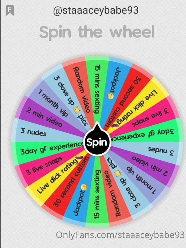 🚨 it's finally ready 🚨  1 spin $10  2 spins $18  3 spins $24..