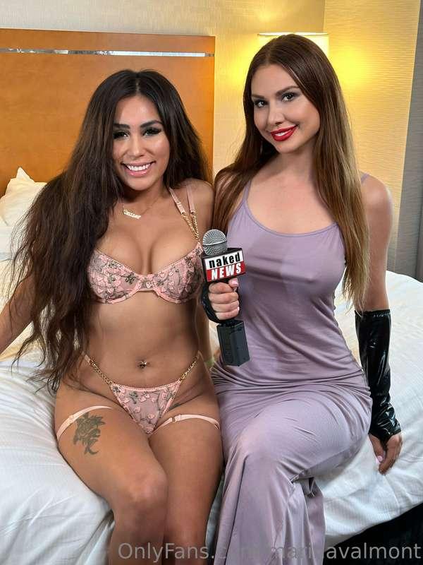 It’s good vibes during my interview with @jena_larose for Na..