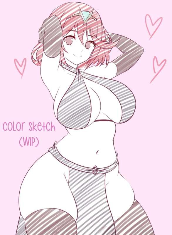 Pyra～ Color Sketch (WIP)