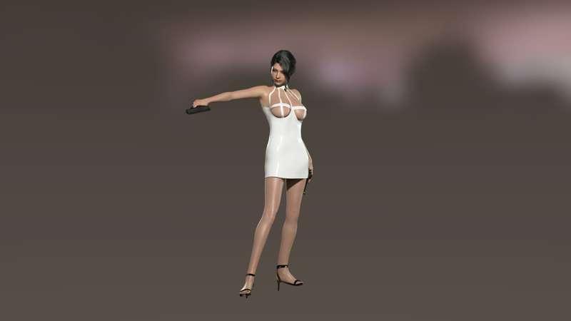 Ada Latex Dress | Preview