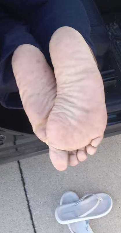 Aunties thick feet