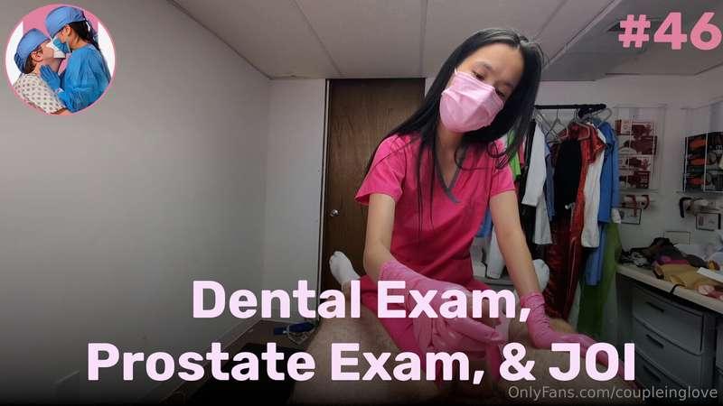 🎥 Dental Exam, Prostate Exam, & JOI 🎥Dentist Mei enters the ..