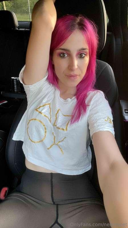 Kleines HI aus dem Auto heraus❤️