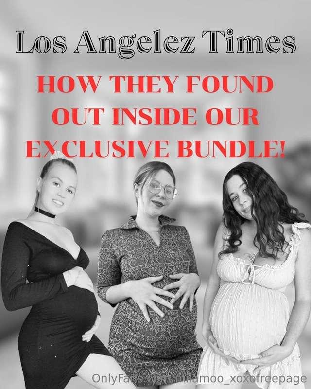 TRIPLE TROUBLE 🤰‍♀️Three women and your very potent seed... ..