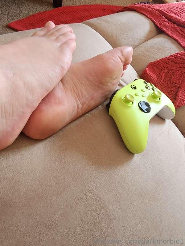 What if I touched tour gaming controller with my feet?