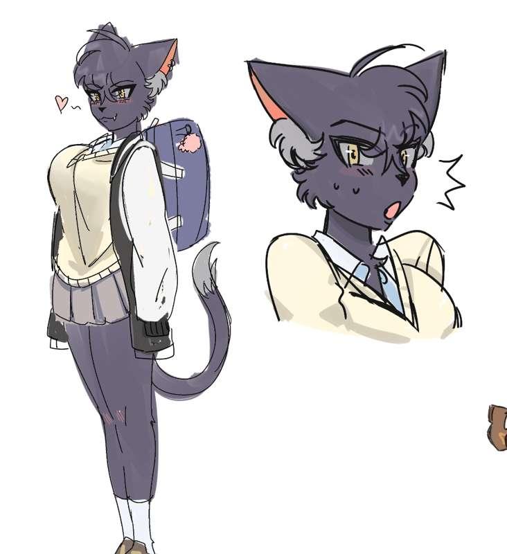 Kitty and Puppy Character WIPs