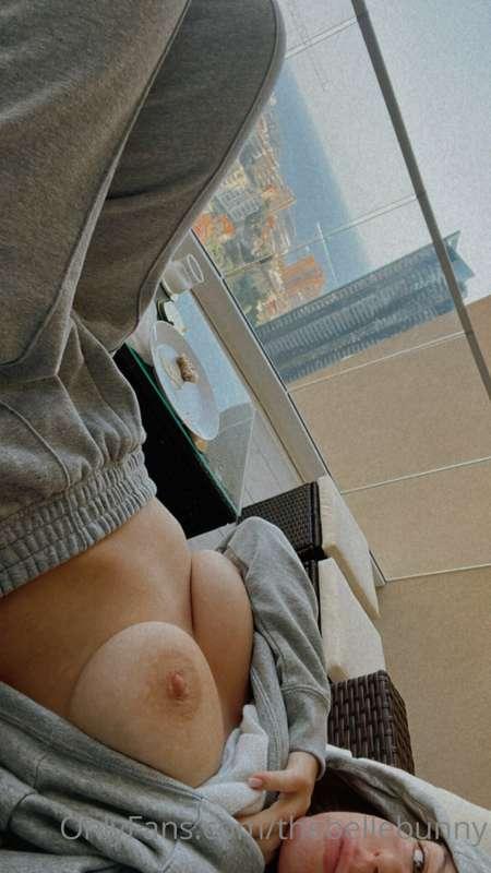 Just finished my breakfast on the balcony now it’s your turn..