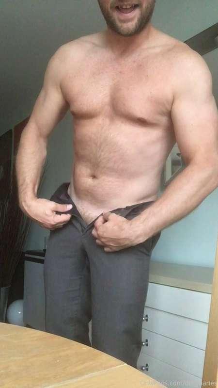 Suited butt
